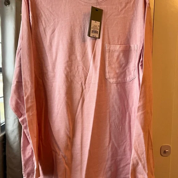 Goodfellow & Co Light Pink XL Long Sleeve Pocket Tee NWT - Picture 2 of 4